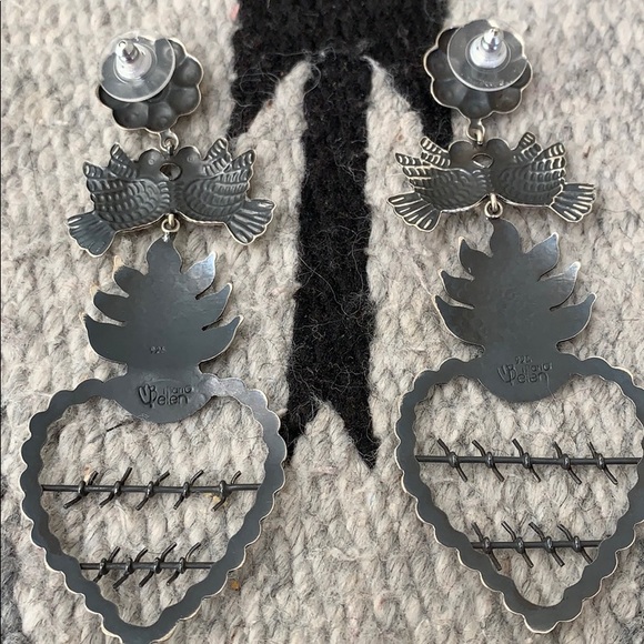 🌼 Mexican silver earrings - Picture 5 of 8